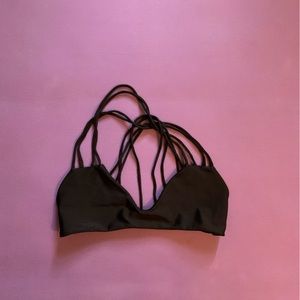 Mikoh black strappy top